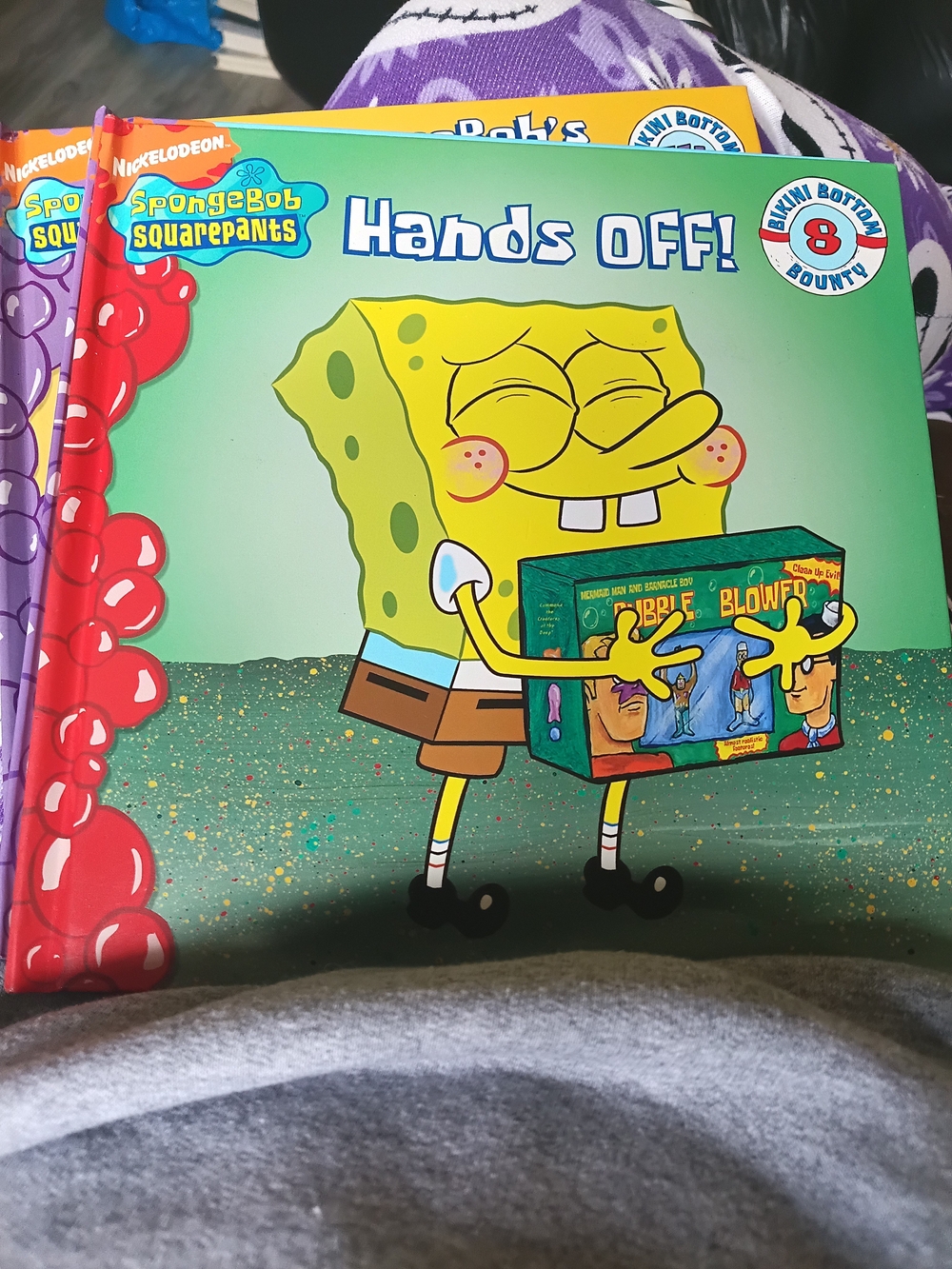 Nickelodeon SpongeBob SquarePants Hardcover - Bright Yellow & Green Cover